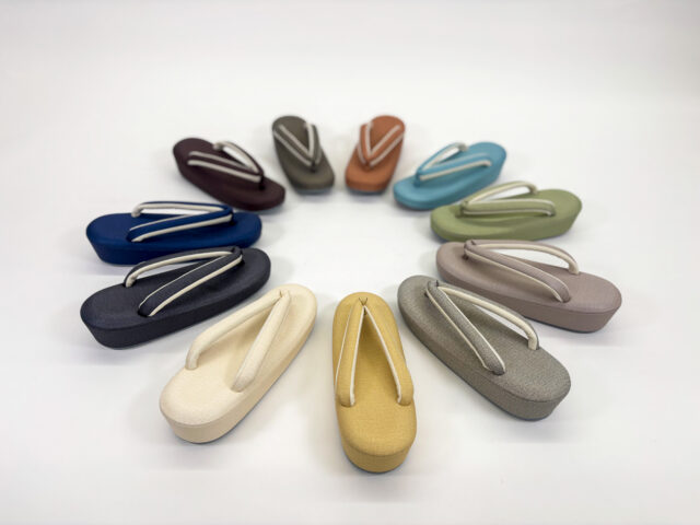 春に向けて♪全11色/足にやさしい低反発【つむぎ草履】